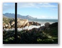 The view from the living room of my uncle's house at Gordon's Bay, where we stayed.